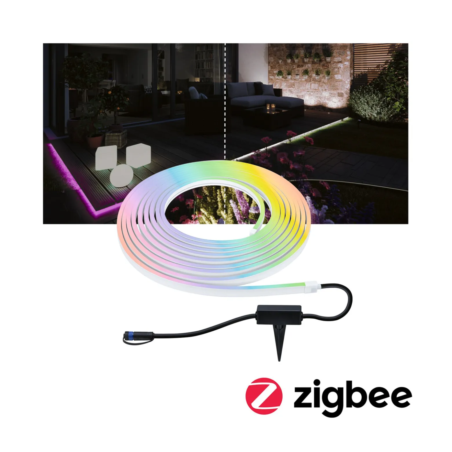 Paulmann Plug & Shine Smooth LED-nauha RGBW 10 m