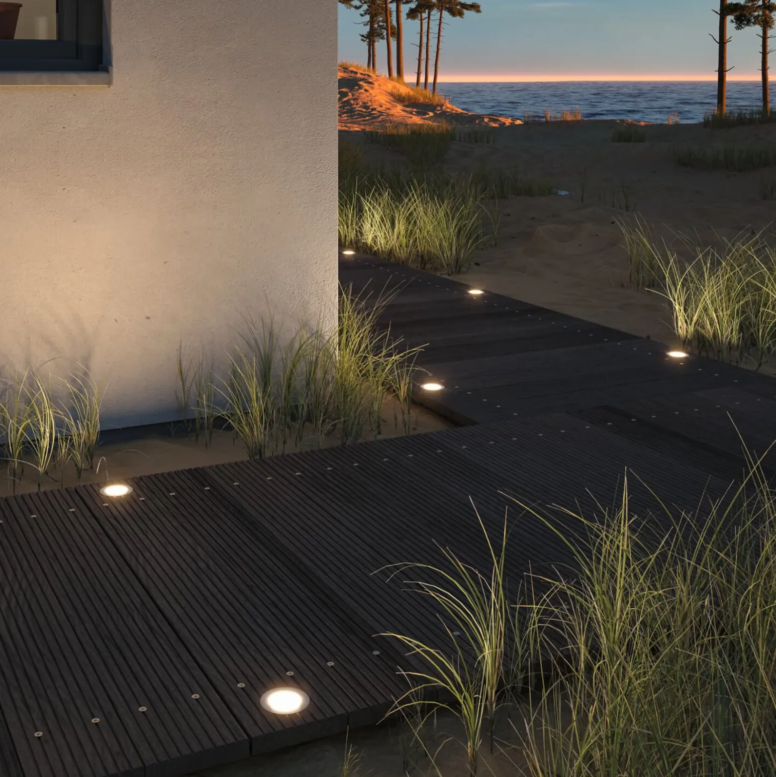 Paulmann Plug & Shine Upotettava valonheitin Floor 3 RGBW ZigBee