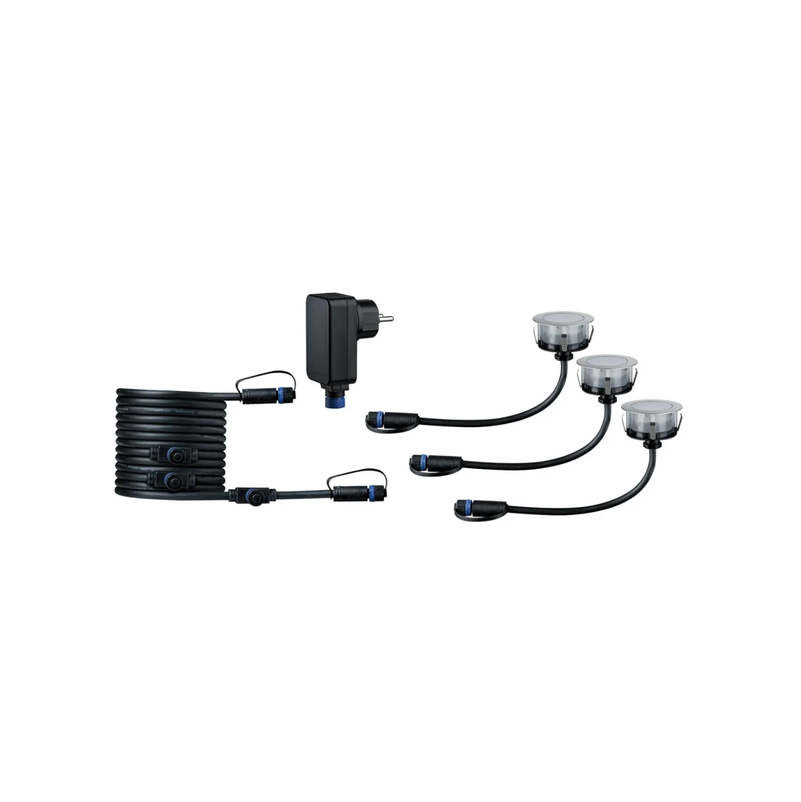 Paulmann Plug & Shine Upotettava valonheitin Floor 3 RGBW ZigBee