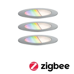 Paulmann Plug & Shine Upotettava valonheitin Floor 3 RGBW ZigBee