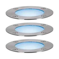 Paulmann Plug & Shine upotettu ZigBee RGBW 3-pohjainen