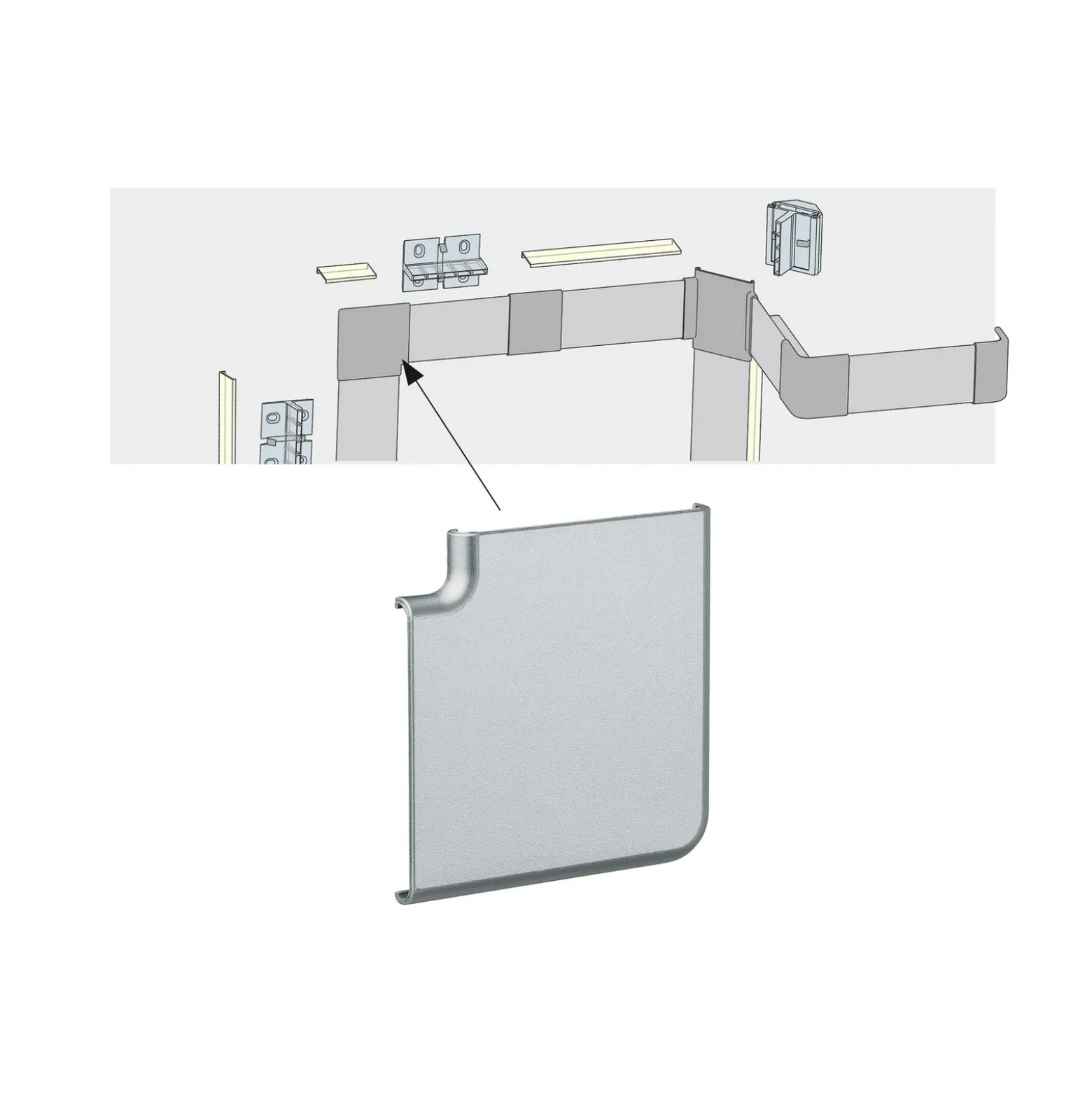 Paulmann Profil Duo -kulmat (2 kpl) LED-nauhoille