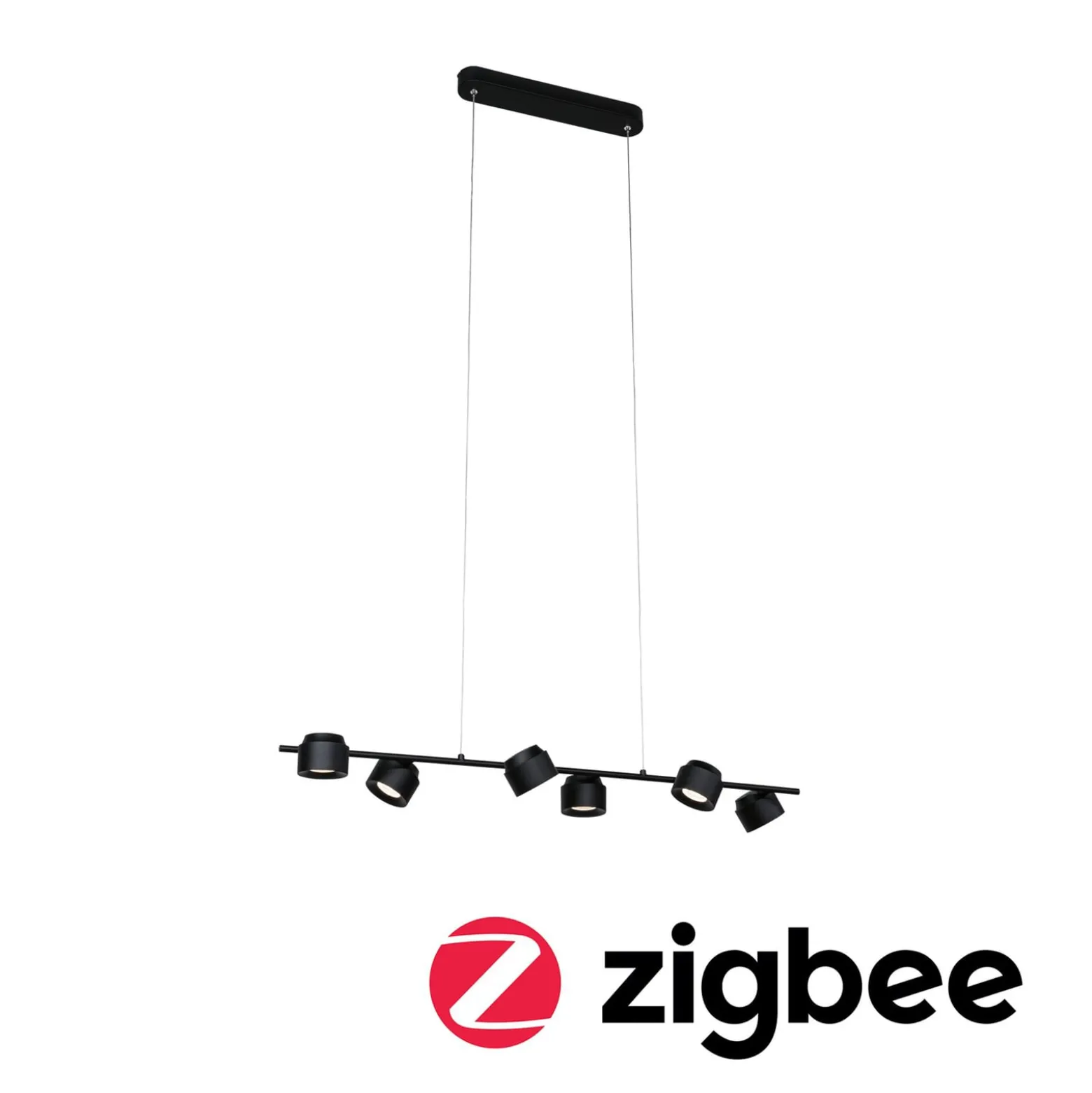 Paulmann Puric Pane-LEDriippuvalo ZigBee 6 lamppua