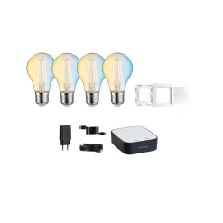 Paulmann Smart Home Set ZigBee 4x E27 7W LED hehkulamppu CCT
