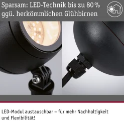 Paulmann Smart LED-maapiikkispotti Kikolo, CCT, antrasiitti, IP65