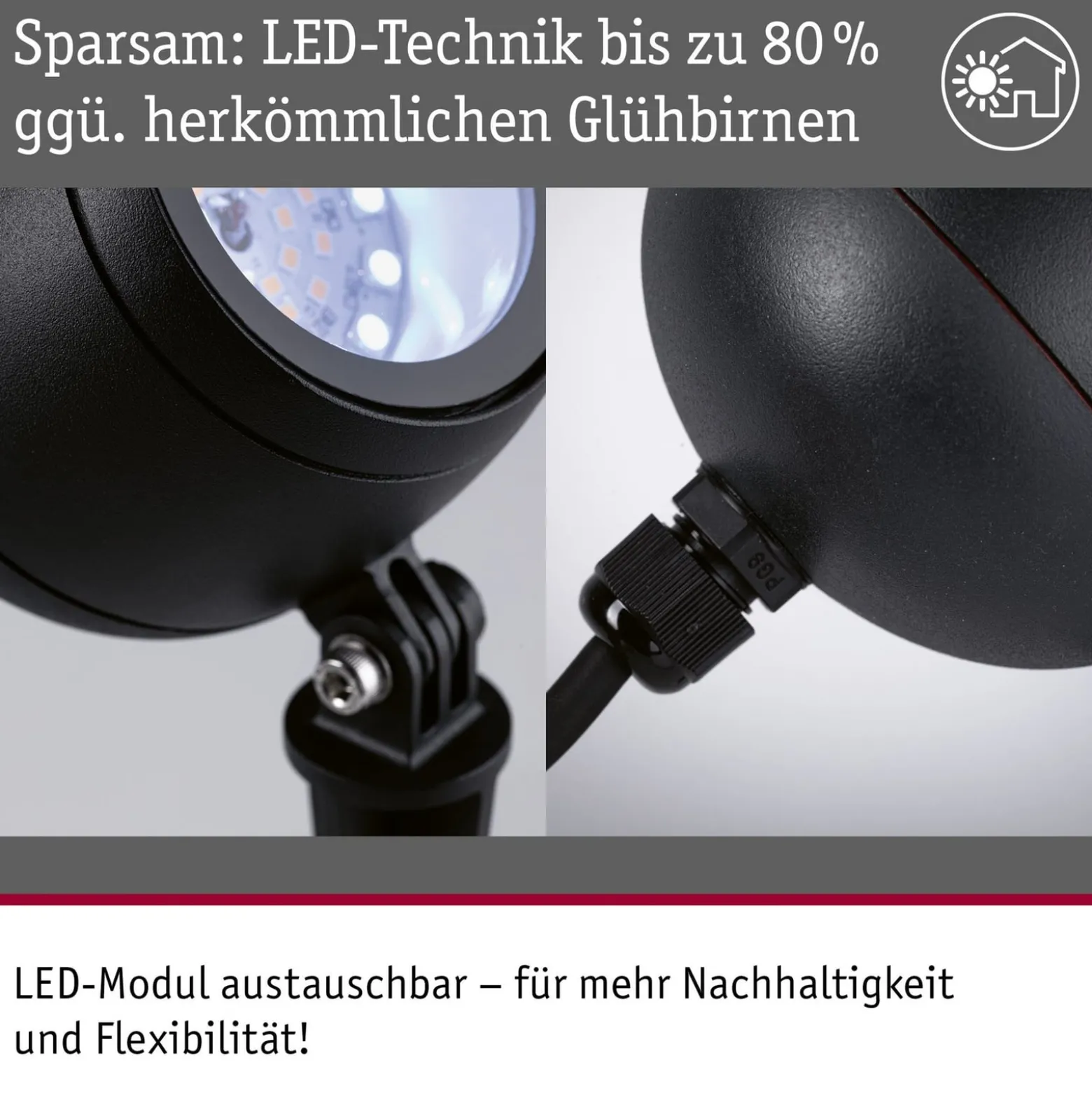 Paulmann Smart LED maapiikkispotti Kikolo, RGBW, antrasiitti IP65