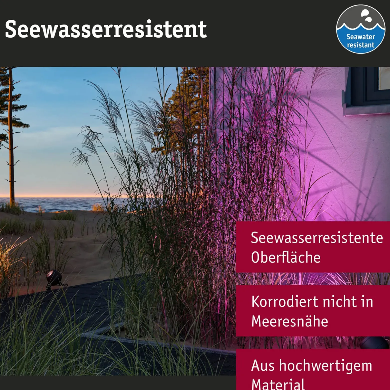Paulmann Smart LED maapiikkispotti Kikolo, RGBW, antrasiitti IP65