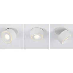 Paulmann Spircle -LED-uppovalaisin, mattavalkoinen
