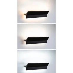Paulmann Stine -LED-seinävalo, ZigBee, CCT, musta