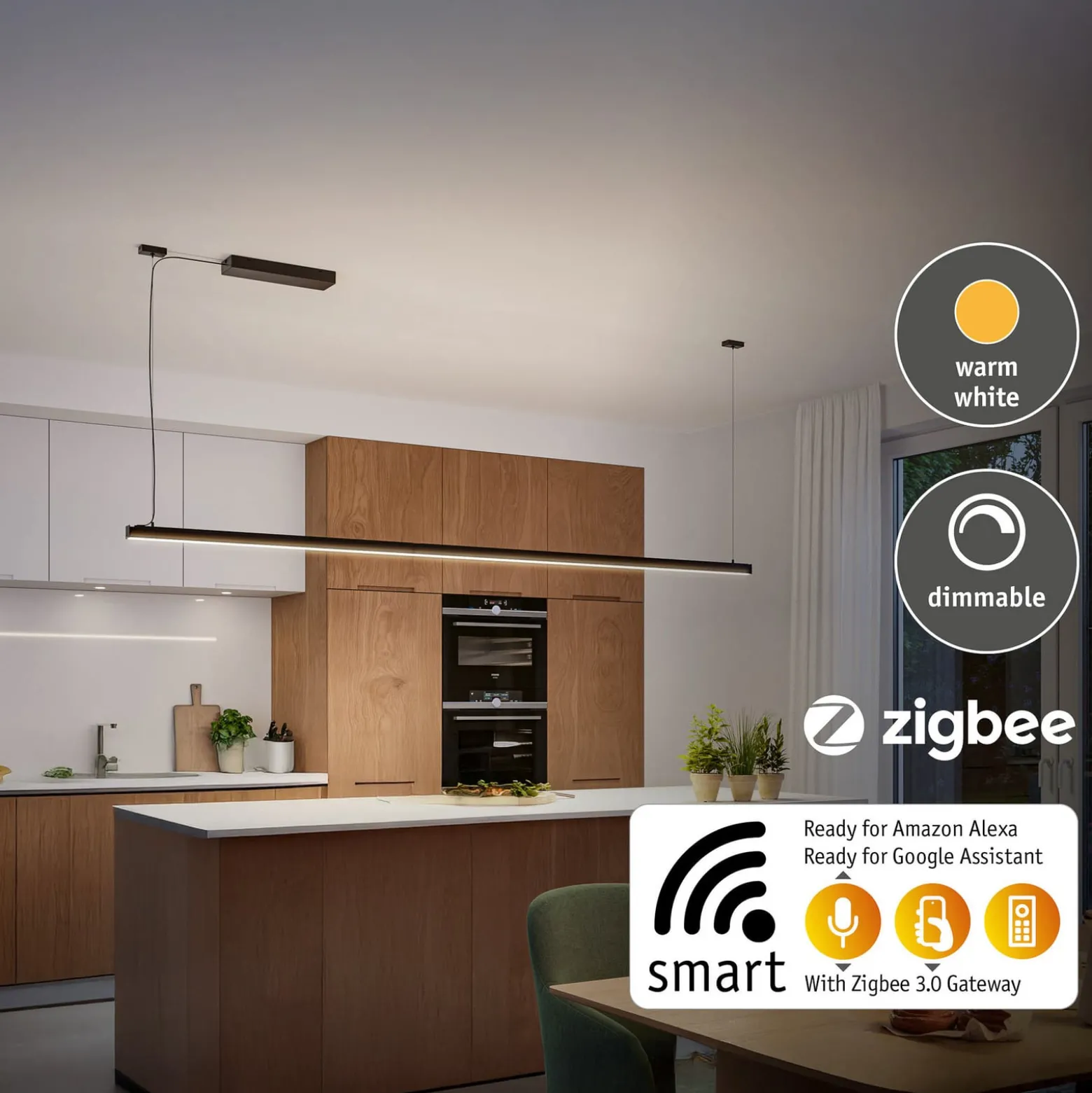 Paulmann syöttölaite Power Box Linion musta ZigBee 230/24V