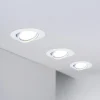 Paulmann upotettava LED-kohdevalaisin Base Coin, valkoinen, päälle/pois, 3 kpl,