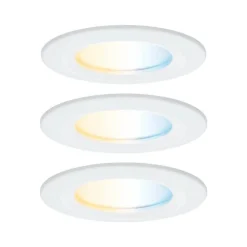 Paulmann upotettava LED-kohdevalaisin Nova Coin Smart, valkoinen, CCT, 3 kpl,