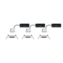 Paulmann upotettava LED-kohdevalaisin Nova Coin Smart, valkoinen, CCT, 3 kpl,