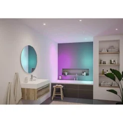 Paulmann upotettava LED-kohdevalaisin Nova Coin Smart, valkoinen, CCT, 3 kpl,