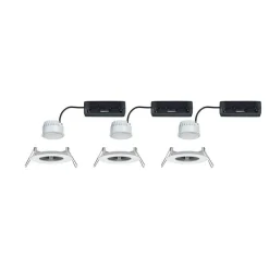 Paulmann upotettava LED-kohdevalaisin Nova Coin Smart, valkoinen, CCT, 3 kpl,