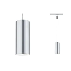 Paulmann URail Barrel -LED-riippuvalo, mattakromi