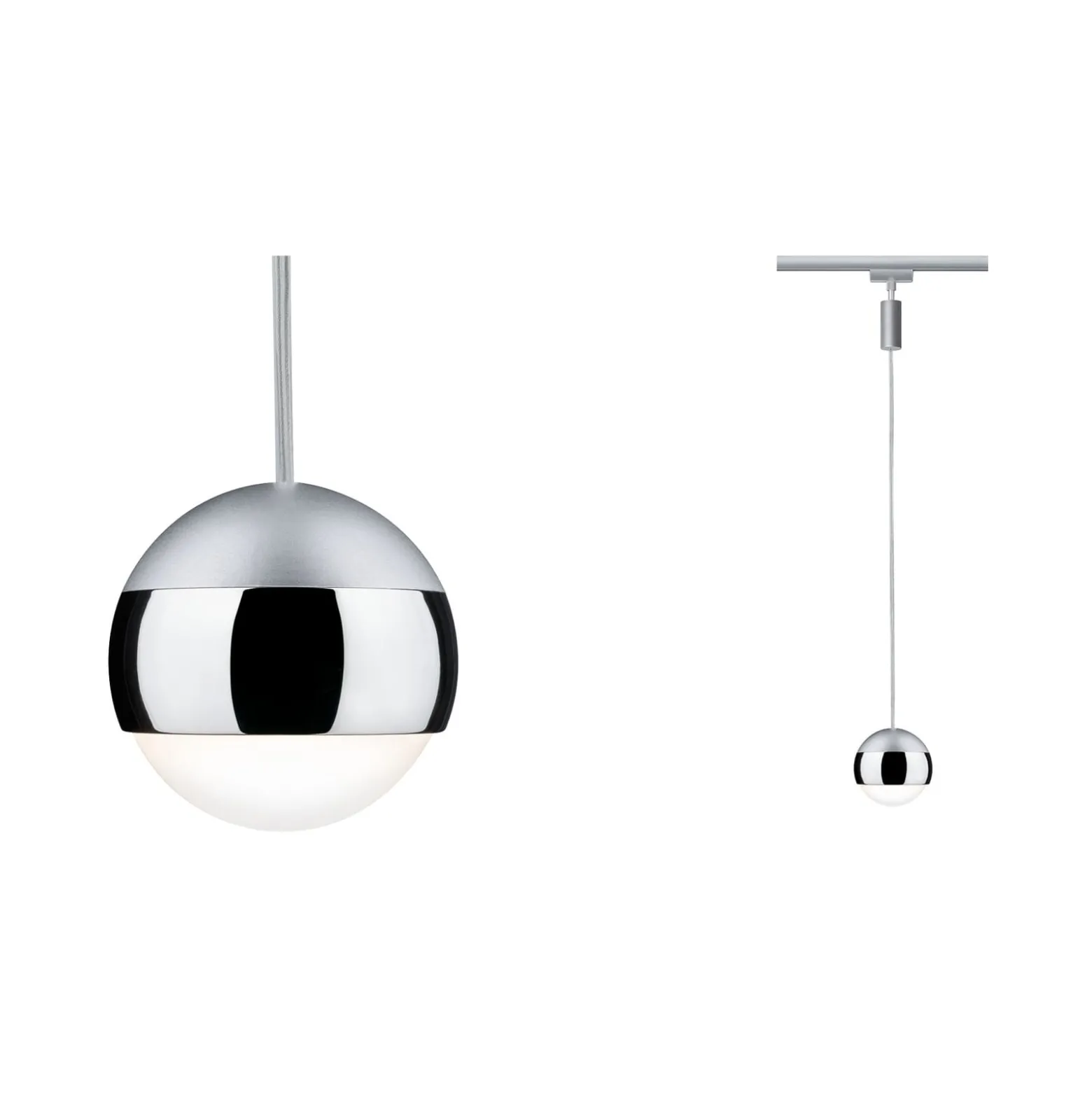 Paulmann URail Capsule II -LED-riippuvalo kromia