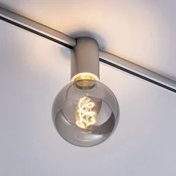 Paulmann URail Ceiling Socket E27, mattakromi