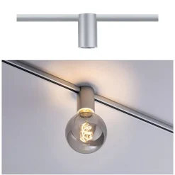 Paulmann URail Ceiling Socket E27, mattakromi
