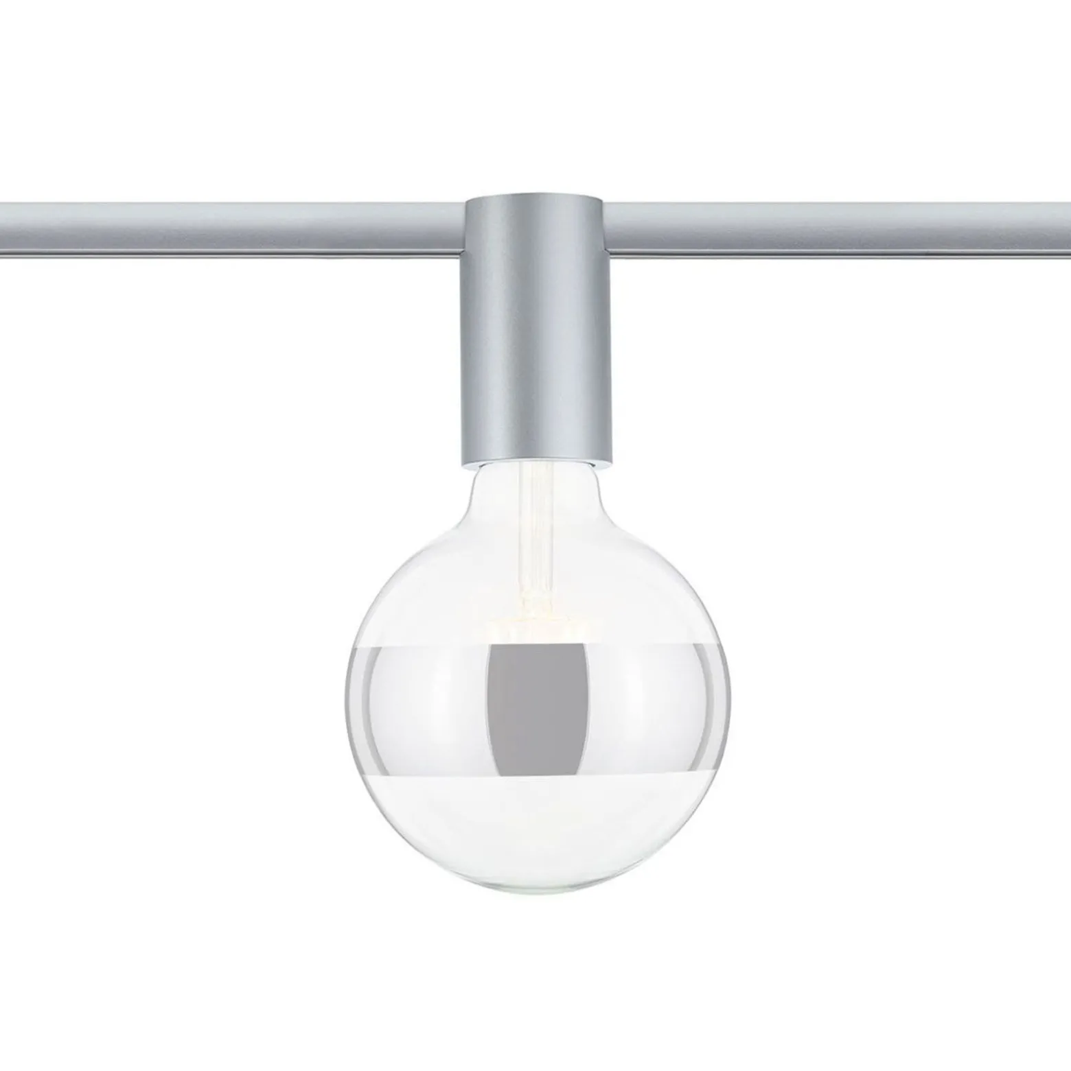 Paulmann URail Ceiling Socket E27, mattakromi