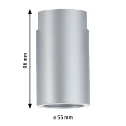 Paulmann URail Ceiling Socket E27, mattakromi