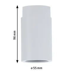 Paulmann URail Ceiling Socket E27, valkoinen
