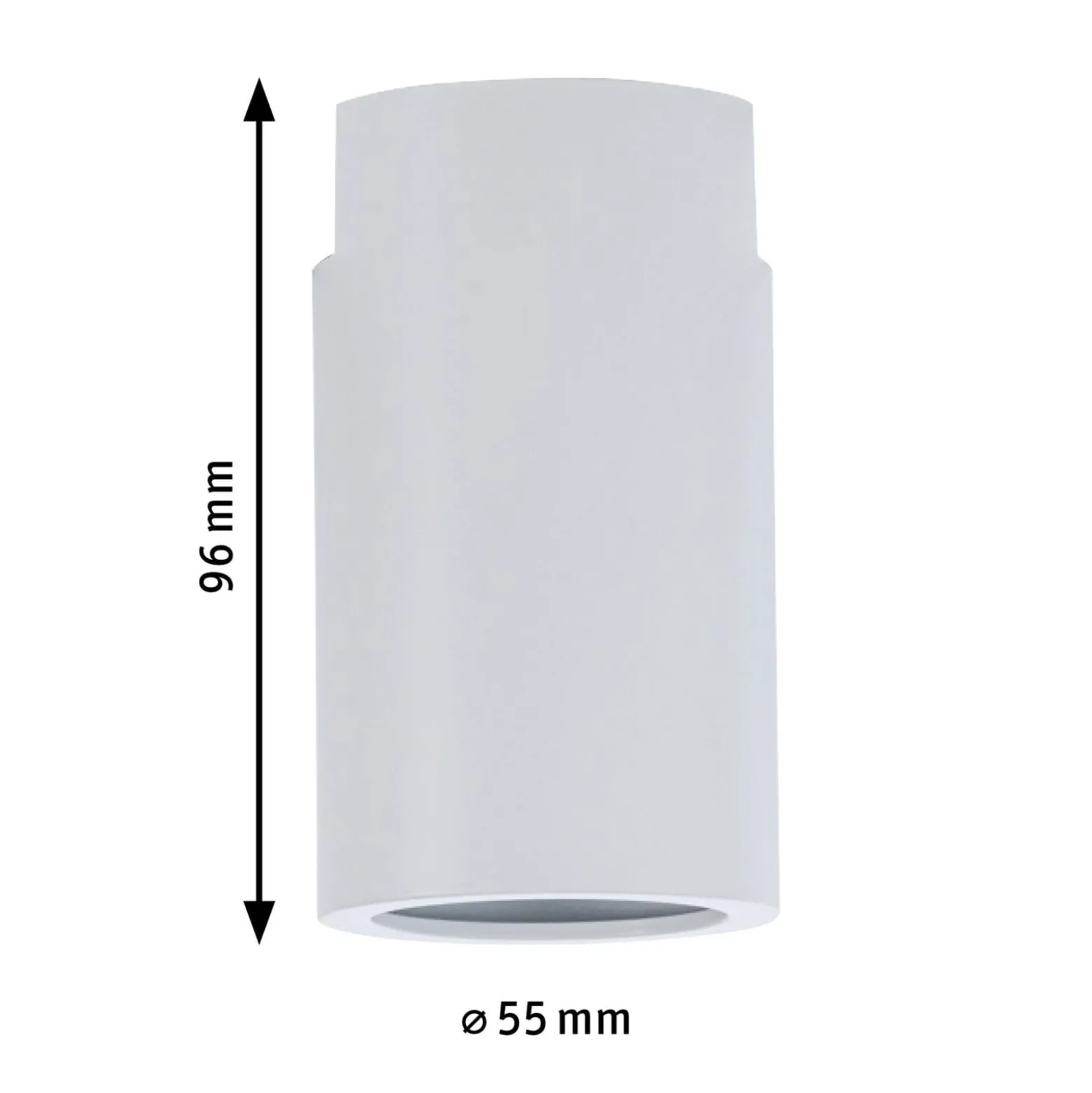 Paulmann URail Ceiling Socket E27, valkoinen