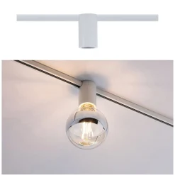 Paulmann URail Ceiling Socket E27, valkoinen