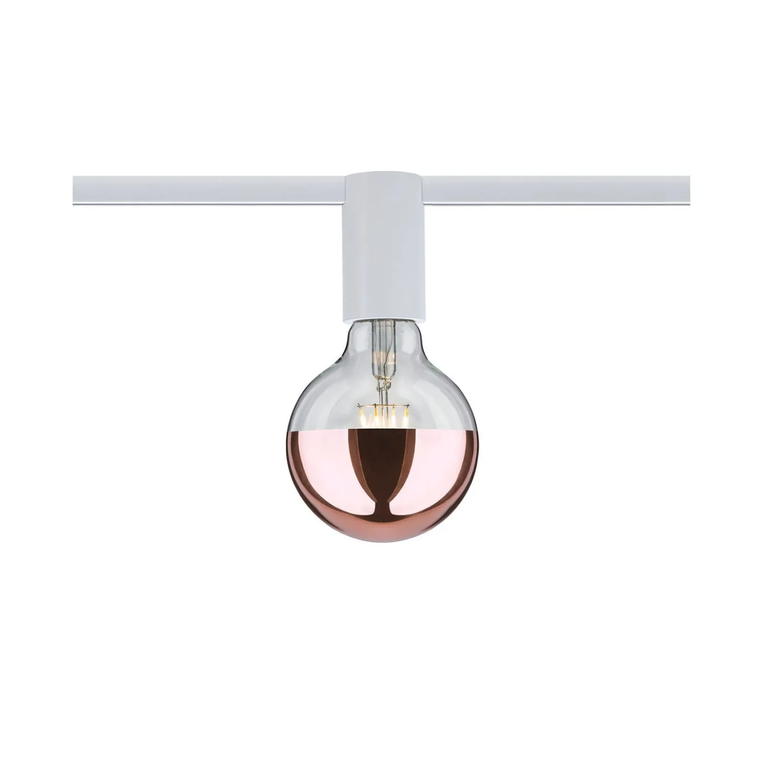 Paulmann URail Ceiling Socket E27, valkoinen