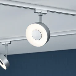 Paulmann URail Circle -LED-spotti switch kromi
