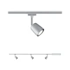 Paulmann URail Cover Set, 3 paikkaa, raideleveys, kromi, kromi