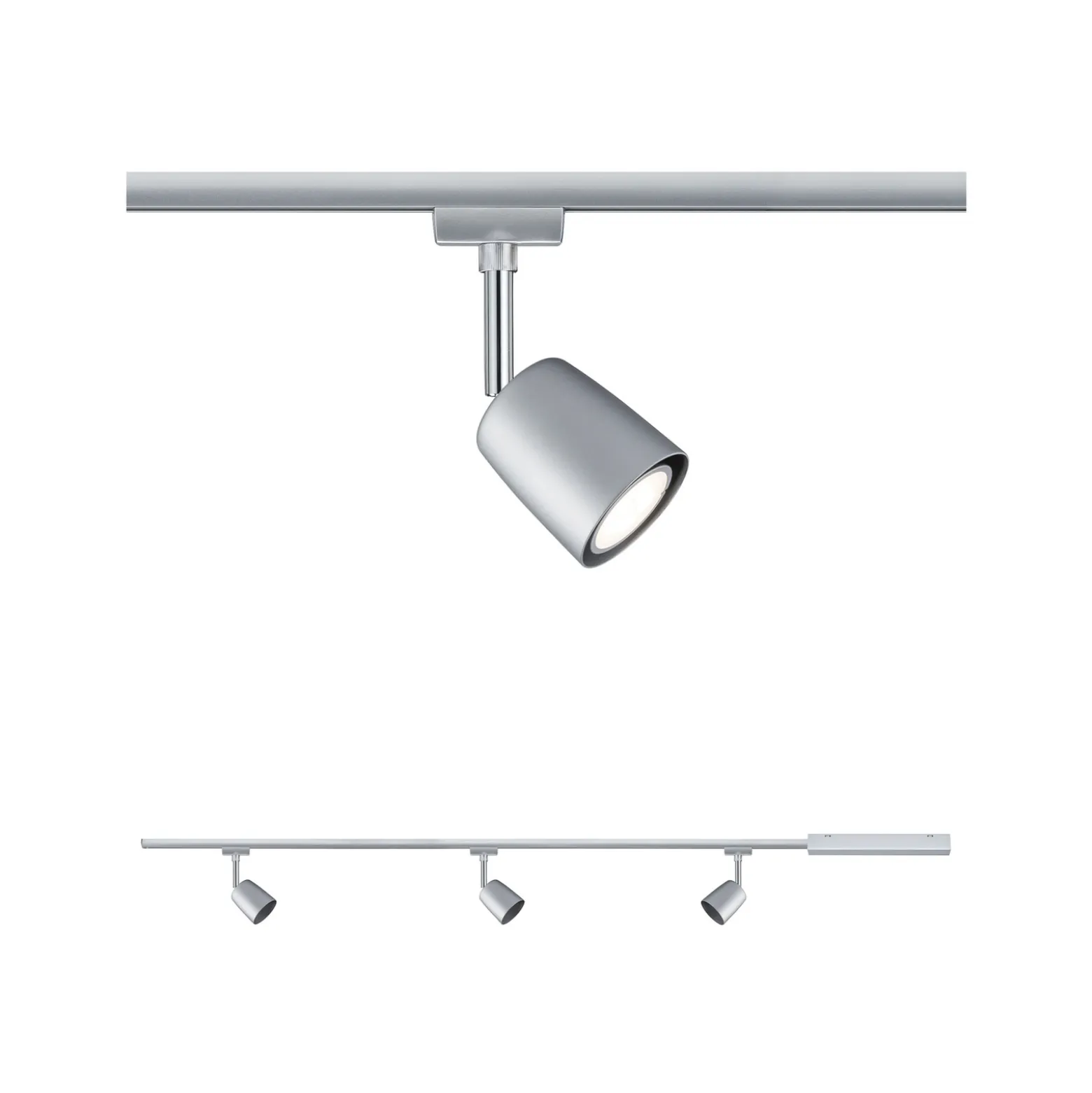Paulmann URail Cover Set, 3 paikkaa, raideleveys, kromi, kromi