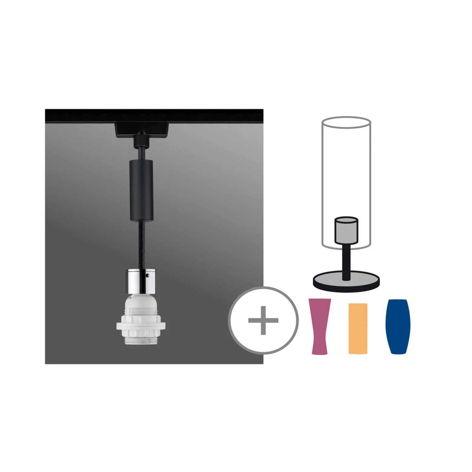 Paulmann URail 2Easy Basic Pendel mattamusta