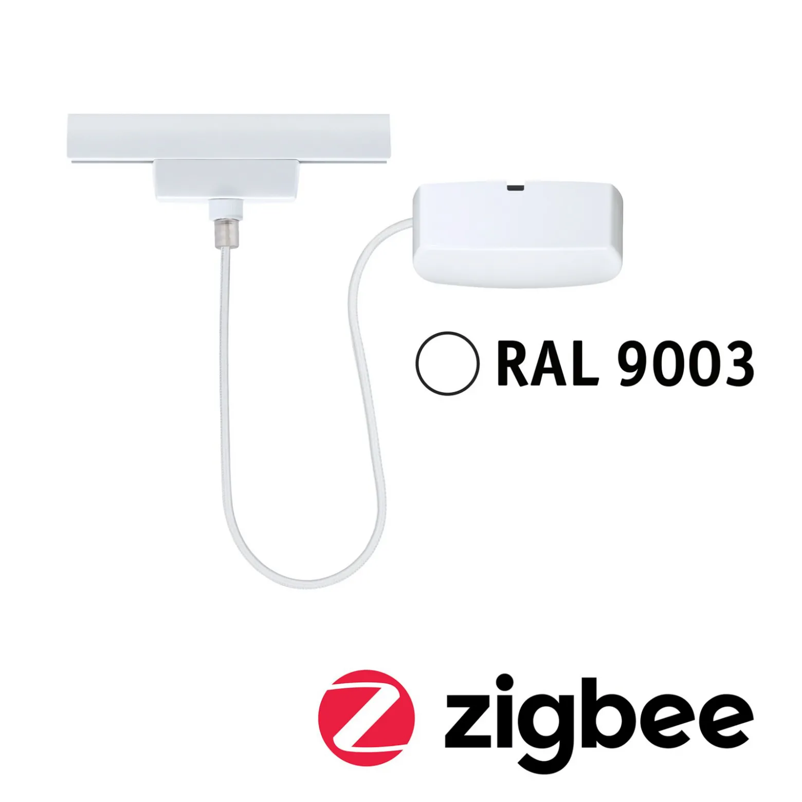 Paulmann URail kaapelisyöttö ZigBee 1 m, signaalivalkoinen
