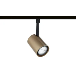 Paulmann URail -kiskovalaisin Luxe, kulta/musta, Ø 7 cm, GU10