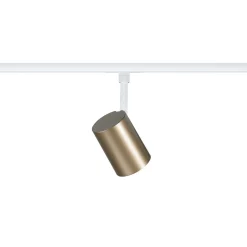 Paulmann URail -kiskovalaisin Luxe, kulta/valkoinen, Ø 7 cm, GU10