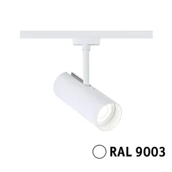 Paulmann URail LED-kiskospot Theron, 4000K signaalivalkoinen