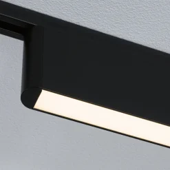 Paulmann URail LED-kiskovalaisin Ceris, musta, 3 000 K, 37 cm
