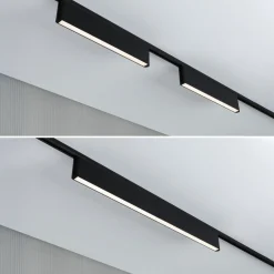Paulmann URail LED-kiskovalaisin Ceris, musta, 3 000 K, 37 cm