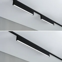Paulmann URail LED-kiskovalaisin Ceris, musta, 4 000 K, 37 cm