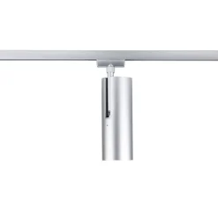 Paulmann URail LED-kiskovalaisin Theron, kromi 3 000 K, halkaisija 6 cm