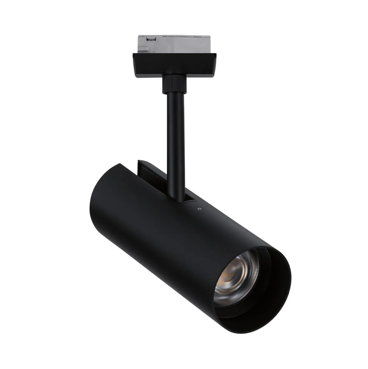 Paulmann URail LED-kiskovalaisin Theron, musta, 4 000 K, Ø 6 cm
