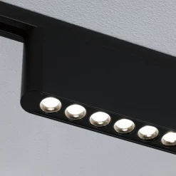 Paulmann URail LED-kiskovalaisin Zelos, musta, 4 000 K, 37 cm