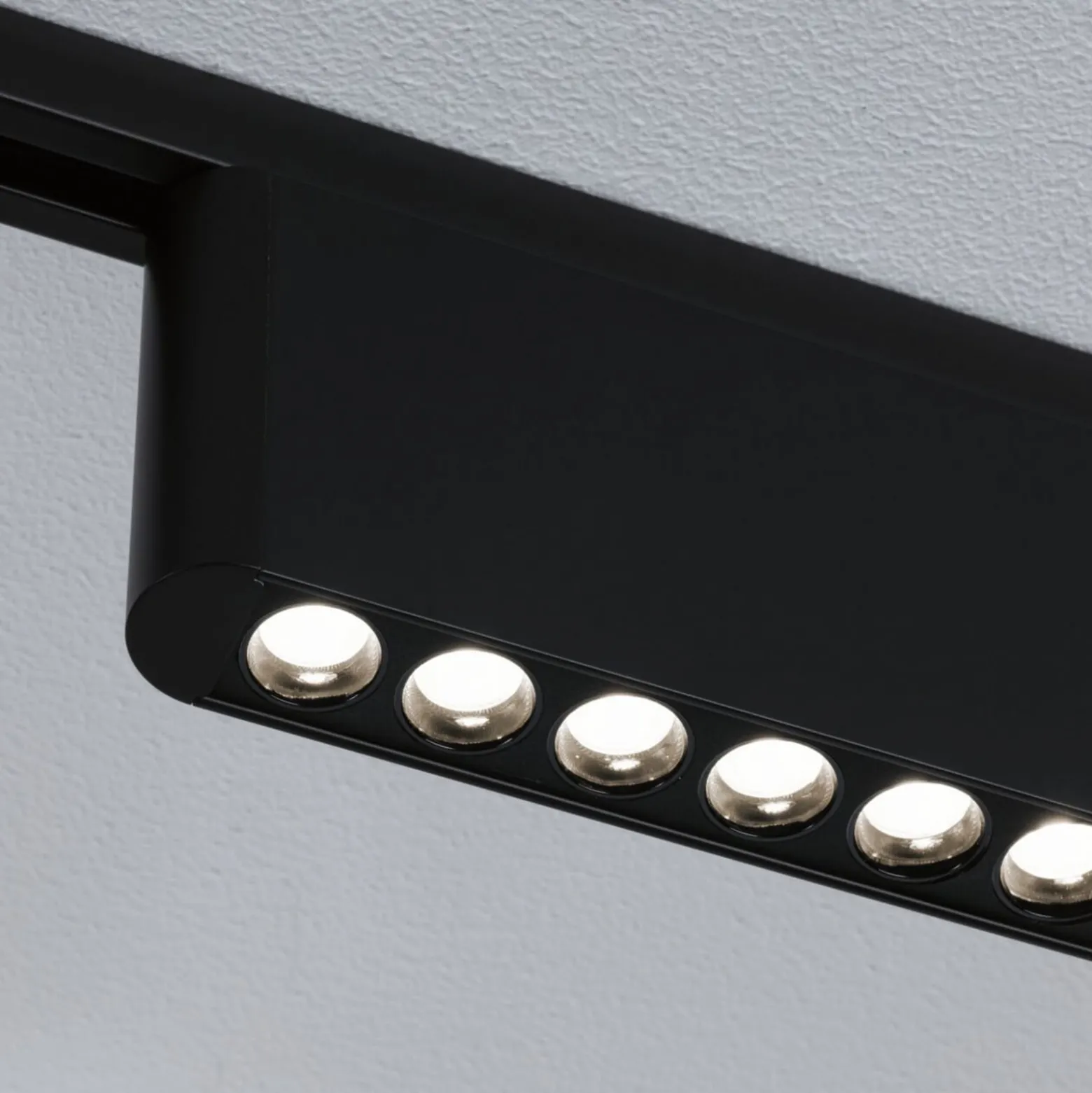Paulmann URail LED-kiskovalaisin Zelos, musta, 4 000 K, 37 cm