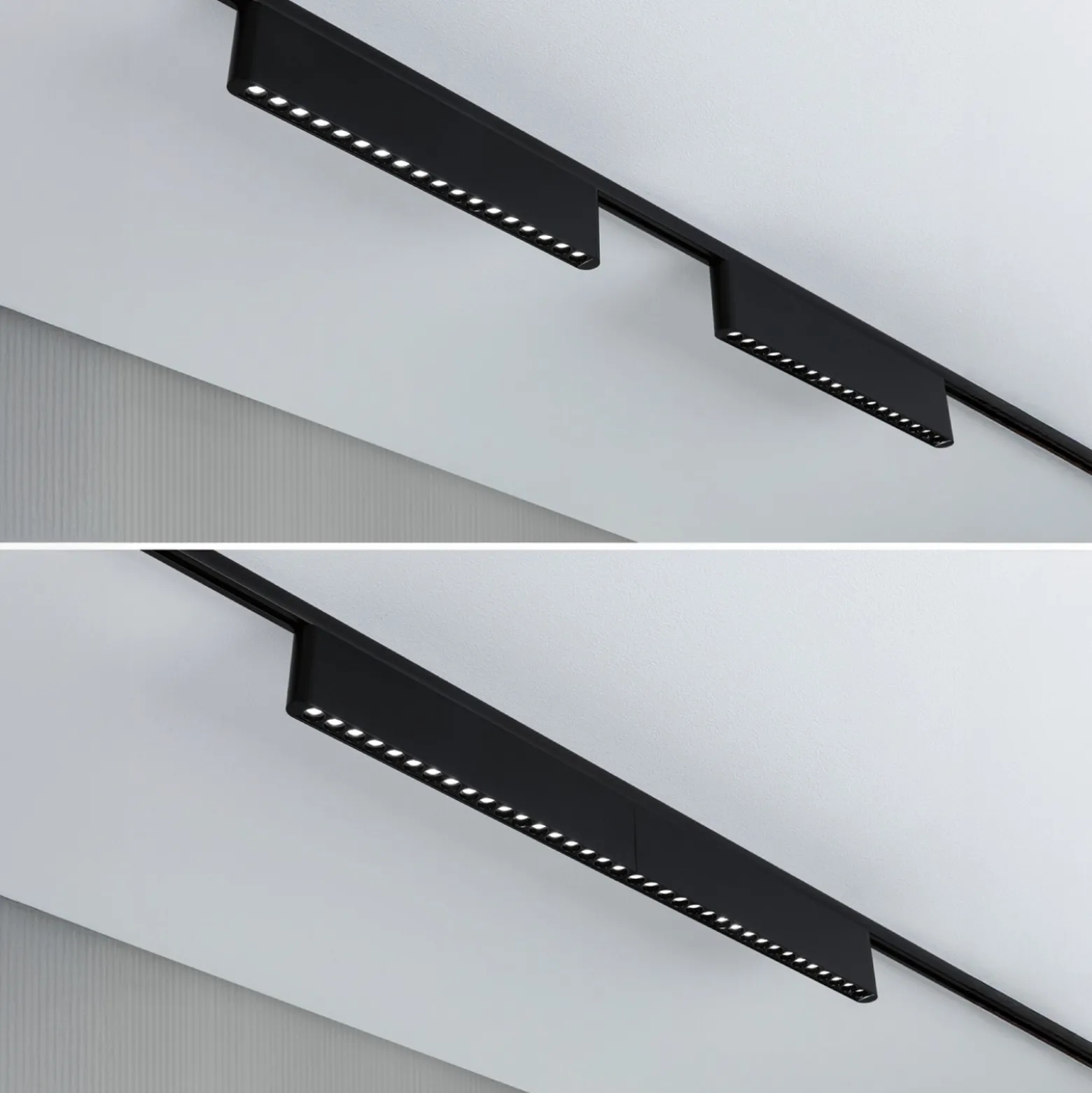 Paulmann URail LED-kiskovalaisin Zelos, musta, 4 000 K, 37 cm