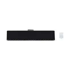 Paulmann URail LED-kiskovalaisin Zelos, musta, 4 000 K, 37 cm