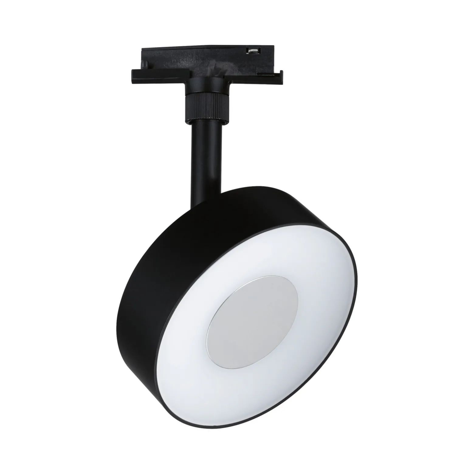 Paulmann URail LED-kohdevalaisin Circle, mattamusta, CCT, himmennettävä