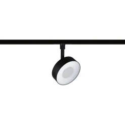 Paulmann URail LED-kohdevalaisin Circle, mattamusta, CCT, himmennettävä