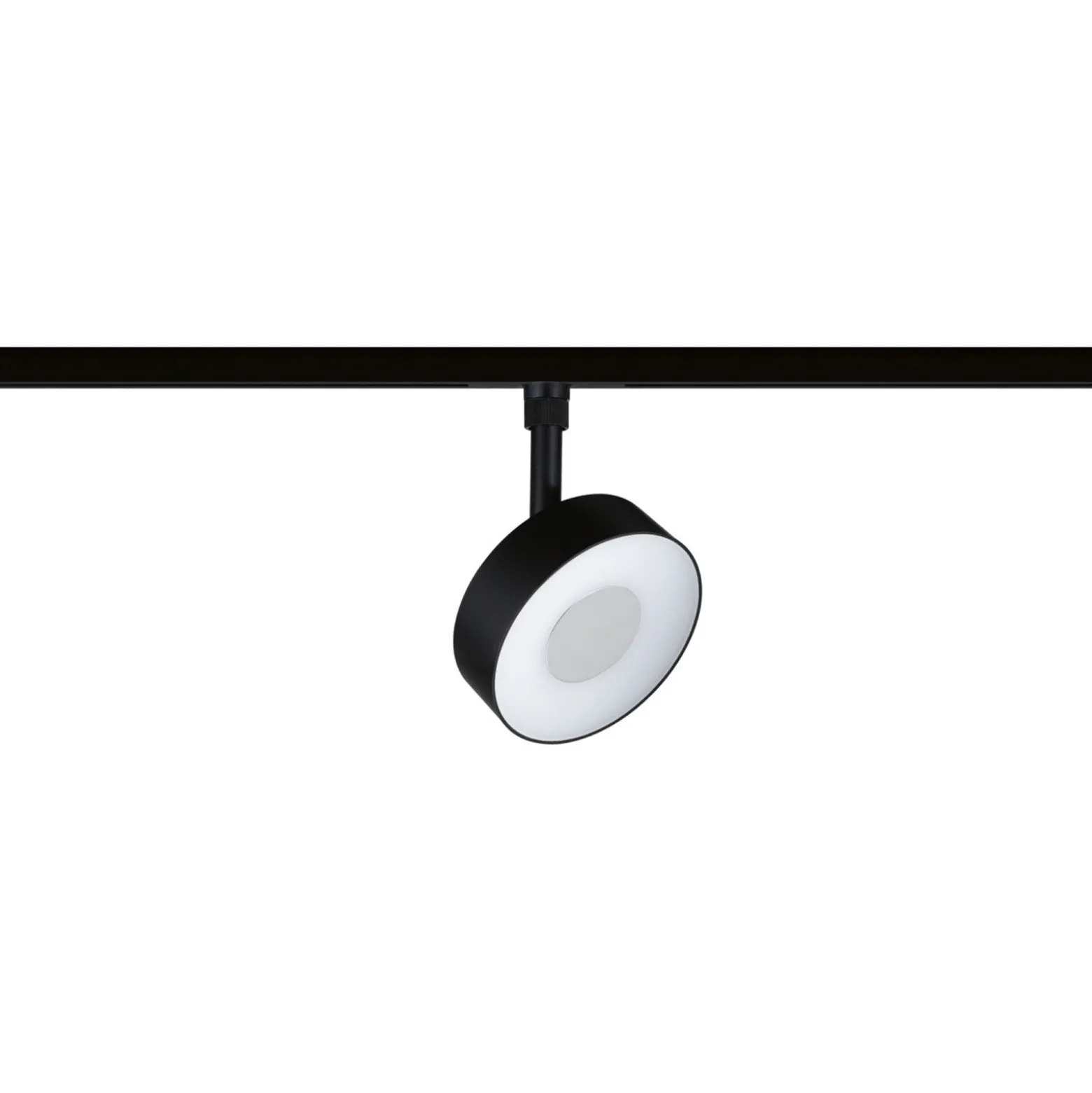 Paulmann URail LED-kohdevalaisin Circle, mattamusta, CCT, himmennettävä