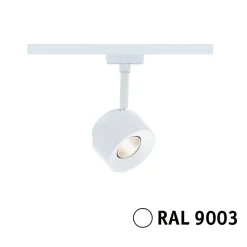 Paulmann URail LED-kohdevalaisin, signaalivalkoinen, 3000K, himmennettävä